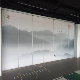 Superfície de impressão operável móvel da paisagem das paredes das paredes de separação de Ebunge para o restaurante de gama alta