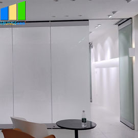 As paredes de separação deslizantes Frameless vitrificaram as paredes de vidro da separação móvel da porta para o restaurante