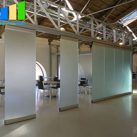Portas de vidro Unframed que deslizam a porta de dobradura de alumínio Frameless da separação de vidro de paredes de separação
