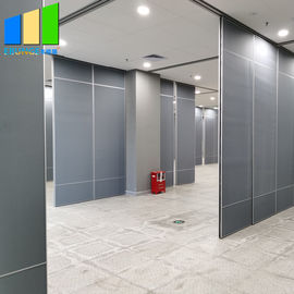 Painéis móveis convenientes da melamina do MDF das paredes de separação para a exposição salão