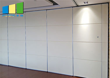 Cor branca que dobra-se deslizando divisores de sala de conferências acústicos operáveis das paredes de separação