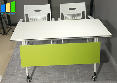 O mobiliário de escritório divide do computador dobrável da tabela do treinamento da mesa a tabela dobrável de dobramento do treinamento