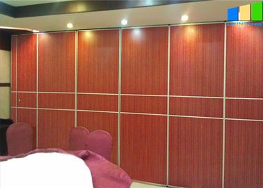 A sala de reunião sadia do escritório da prova almofada a parede de separação deslizante material de madeira da espessura de 65mm