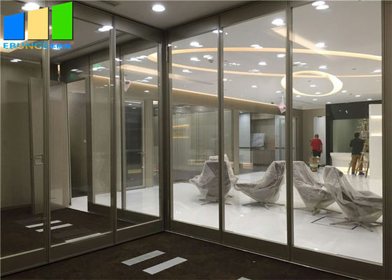 Do quadro de alumínio modular de vidro da separação do escritório de Ebunge separação à prova de som de vidro para salas do escritório