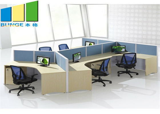 Estação de trabalho aberta do escritório de Mesh Office Chair Call Center da mesa modular do computador do mobiliário de escritório