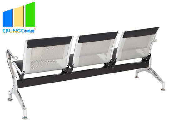 Cadeira pública de aço inoxidável de Waitings do banco do aeroporto de 3 Seater para o hospital