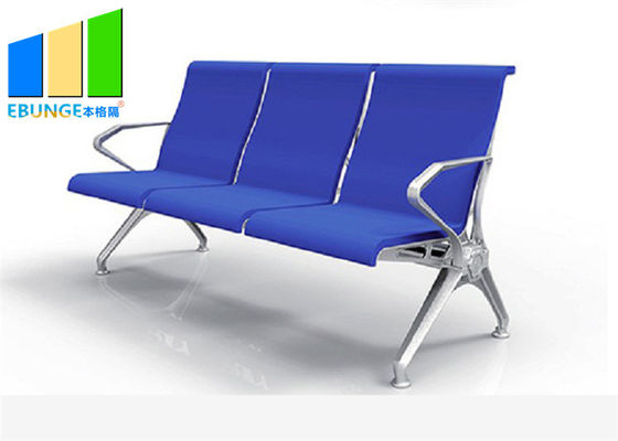 O plutônio azul da liga de alumínio cobre 5 cadeiras de espera do aeroporto do banco de Seaters