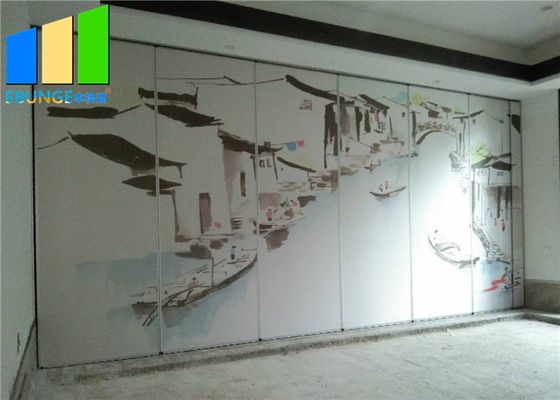 A parede removível acústica à prova de fogo da porta de dobramento do escritório divide Filipinas