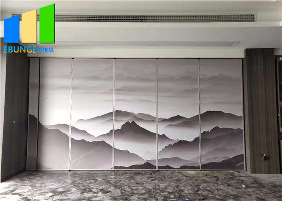 Painel de paredes de dobramento à prova de som móvel da separação do divisor acústico para o restaurante