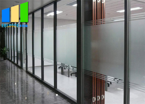 Compartimento fixo quadro portátil da parede de separação do escritório da porta da separação de vidro para a construção de Commerical