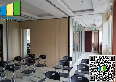 Sistema de vidro operável dos divisores de sala/parede de separação nas rodas para a sala de reunião