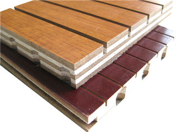 Da telha mineral acústica de alumínio do teto da fibra de vidro do material de construção painéis de parede de madeira acústicos