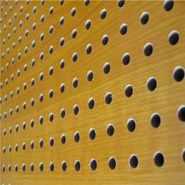 Placa acústica à prova de som de madeira perfurada KTV do MDF dos painéis acústicos