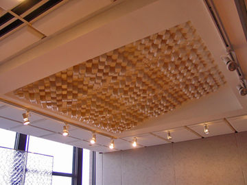 A parede de madeira Ppaneling/difusor acústico de Qrd almofada o tratamento quadrado da borda