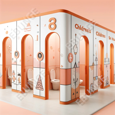 Suporte de opções de design personalizadas Cubicle de banheiro para divisores de banheiro