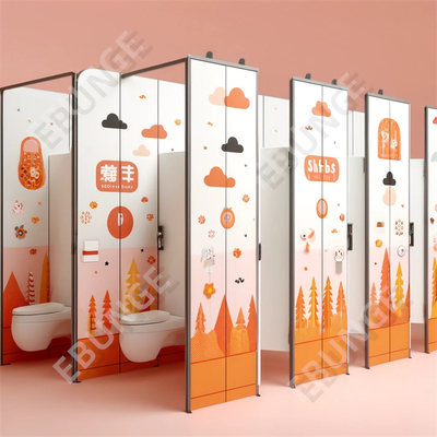 Suporte de opções de design personalizadas Cubicle de banheiro para divisores de banheiro