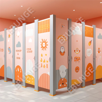 Suporte de opções de design personalizadas Cubicle de banheiro para divisores de banheiro