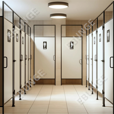 Parede de separação de banheira moderna / Parede de separação de banheira com porta de dobradiça e hardware de aço 304