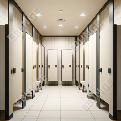 Parede de separação de banheira moderna / Parede de separação de banheira com porta de dobradiça e hardware de aço 304