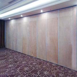 Paredes de separação móveis da placa da melamina, sala de conferências que dobra-se deslizando portas da separação