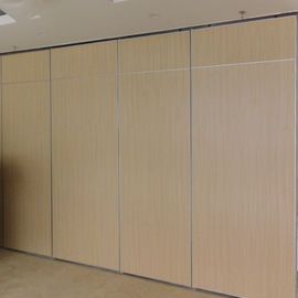 paredes de separação acústicas móveis melamina de superfície da espessura de 85mm, couro, madeira compensada