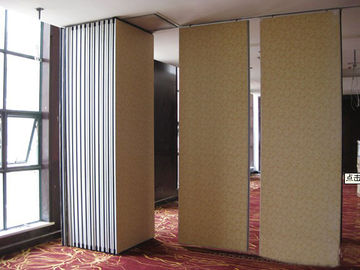 Paredes de separação de dobramento à prova de som de madeira móveis para o banquete Salão 3 largura de 1/4 polegadas
