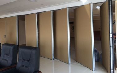 Alumínio - paredes de separação de dobramento deslizantes acústicas quadro para o escritório e a sala de reunião
