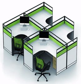 O mobiliário de escritório simples da melamina divide a pintura favorável ao meio ambiente do PE