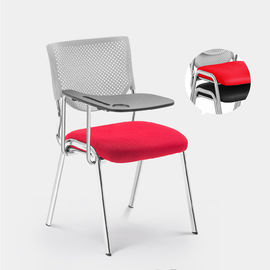 Cadeira ergonômica personalizada do escritório com a malha plástica da placa de escrita traseira/que empilha a cadeira do treinamento