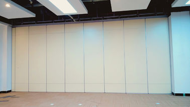 Material decorativo que desliza sistemas móveis de dobramento da parede da separação para a sala de conferências