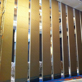 Acrílico dobrável do restaurante que dobra paredes de separação móveis com cortinas