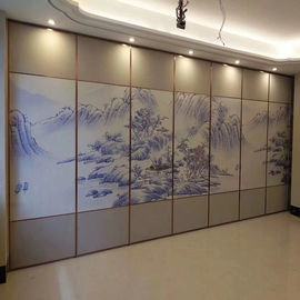 As paredes de separação de dobramento personalizadas da parede móvel pintaram imagens diferentes