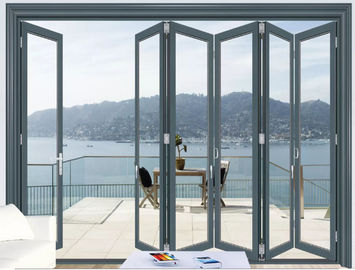 Portas de vidro vitrificadas de EBUNGE dobro exterior que dobram a porta da separação para residencial ou comercial
