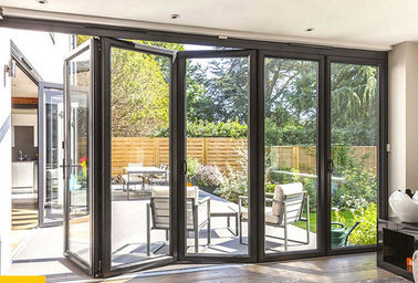 Portas de vidro vitrificadas de EBUNGE dobro exterior que dobram a porta da separação para residencial ou comercial