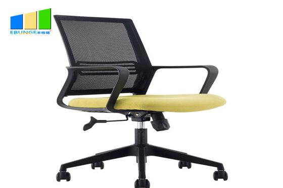Cadeira meados de do pessoal de Mesh Office Chair Computer Desk da parte traseira do preto executivo da cadeira de giro da tela
