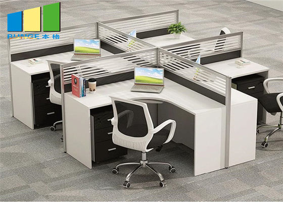 Mobiliário de escritório modular do armário da estação de trabalho do escritório da tabela moderna da mesa do compartimento de Seat do anúncio publicitário 4