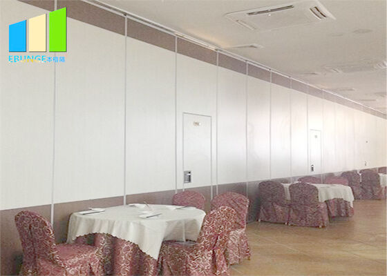 Sala de conferências operável acústica móvel que desliza paredes de separação