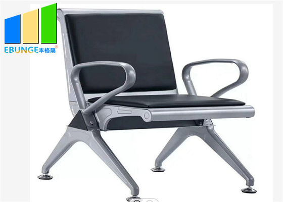 Cadeira pública de aço inoxidável de Waitings do banco do aeroporto de 3 Seater para o hospital