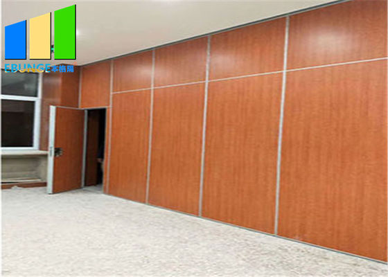 100mm Top Hung Alumínio Pista Folding Parede divisória de vidro Mural móvel