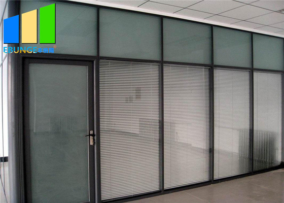 Compartimento fixo quadro portátil da parede de separação do escritório da porta da separação de vidro para a construção de Commerical
