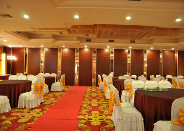 Portas internas dobráveis em três partes da sala de conferências, porta de dobradura interna para o banquete Salão