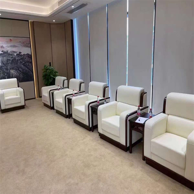 Sofá elegante moderno do escritório de Rerecence Hall Lobby Lounge Area Leather